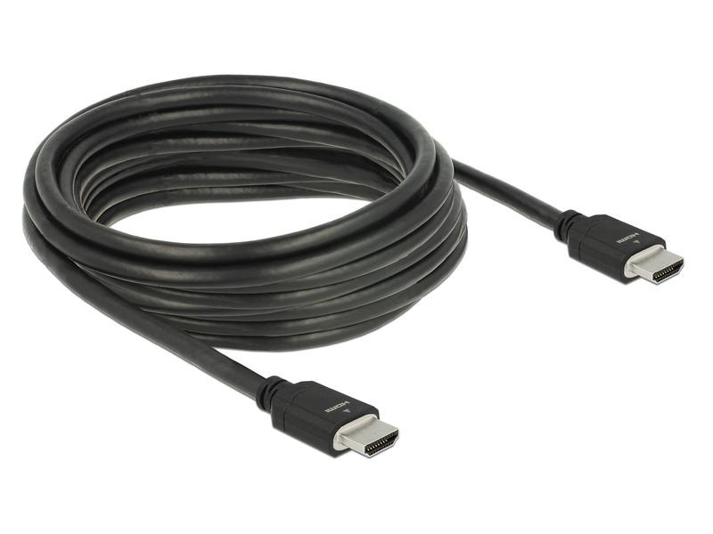Delock Kabel 8K 60Hz HDMI - HDMI, 5 m, Schwarz
