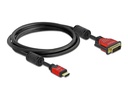 Delock Kabel HDMI - DVI-D 24+1, 2 m