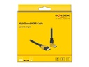 Delock Kabel Oben gewinkelt 8K 60Hz HDMI - HDMI, 1 m