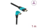 Delock Kabel Unten gewinkelt 8K 60Hz HDMI - HDMI, 1 m