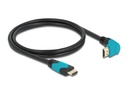 Delock Kabel Unten gewinkelt 8K 60Hz HDMI - HDMI, 1 m