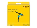 Delock Kabel Unten gewinkelt 8K 60Hz HDMI - HDMI, 1 m