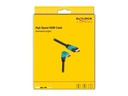 Delock Kabel Unten gewinkelt 8K 60Hz HDMI - HDMI, 2 m