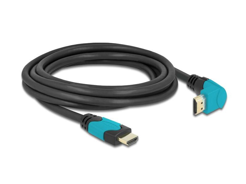 Delock Kabel Unten gewinkelt 8K 60Hz HDMI - HDMI, 3 m