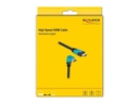 Delock Kabel Unten gewinkelt 8K 60Hz HDMI - HDMI, 3 m