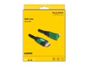 Delock Kabel gewinkelt rechts HDMI - HDMI, 5 m, Grün