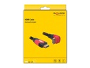 Delock Kabel gewinkelt unten HDMI - HDMI, 3 m, Rot
