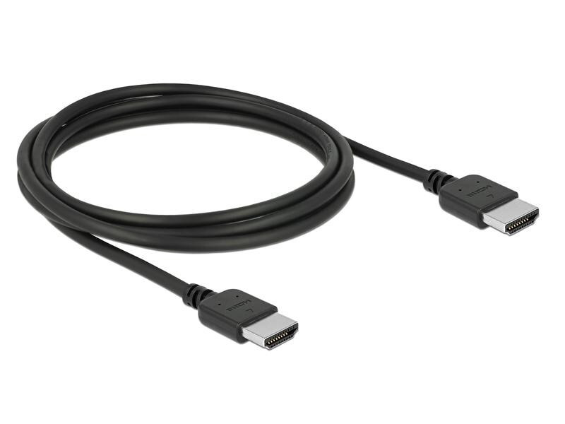 Delock Kabel hochflexibel, 4K 60Hz HDMI - HDMI, 1.5 m, Schwarz