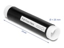 Delock Kaltschrumpfschlauch 0.13 m x 25 mm Schwarz, 2 Stück