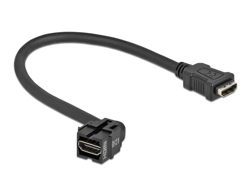 Delock Keystone-Modul HDMI Buchse – HDMI Buchse Schwarz