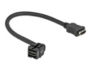 Delock Keystone-Modul HDMI Buchse – HDMI Buchse Schwarz
