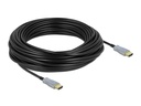 Delock Optisches Kabel 4K 60Hz HDMI - HDMI, 25 m, Schwarz