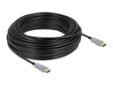Delock Optisches Kabel 4K 60Hz HDMI - HDMI, 30 m, Schwarz