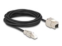 Delock Patchkabel RJ45 zu Keystone Cat 6A, S/FTP, 5 m
