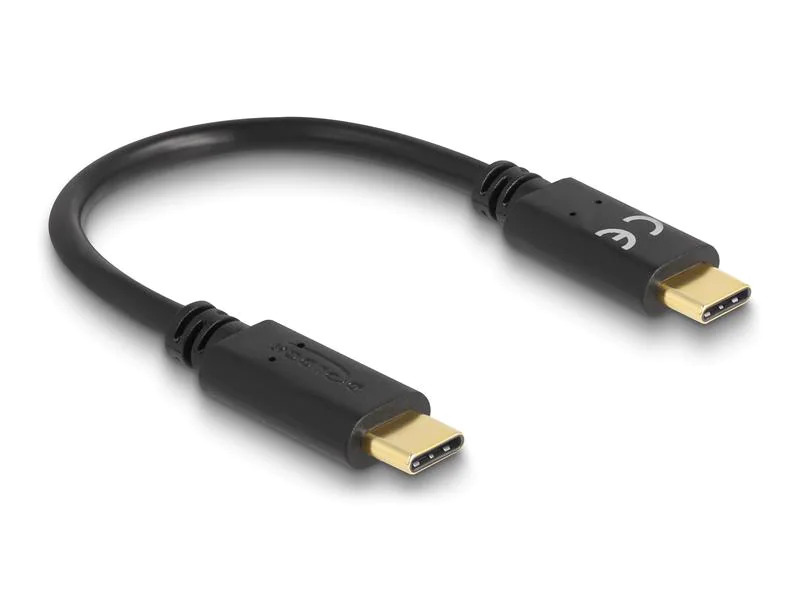 Delock USB-Ladekabel 5 A USB C - USB C 0.15 m