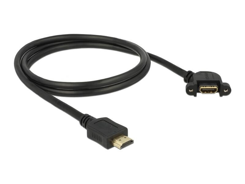 Delock Verlängerungskabel 4K 30Hz HDMI - HDMI, 1 m