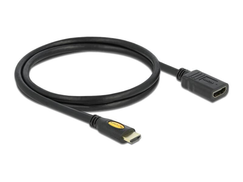 Delock Verlängerungskabel 4K 30Hz HDMI - HDMI, 1 m