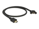 Delock Verlängerungskabel zum Einbau, 4K 30Hz HDMI - HDMI, 0.5 m