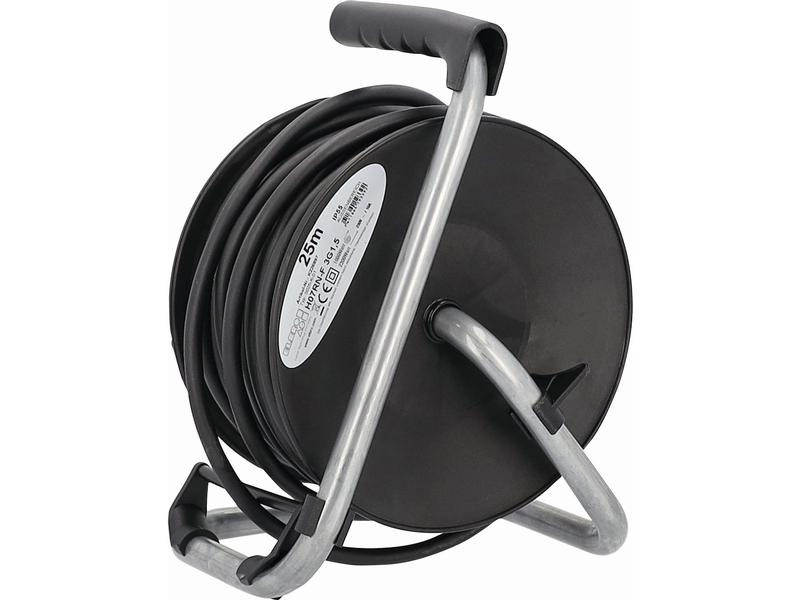 Elbro Kabelrolle 25 m 3x T13, IP55, Schwarz