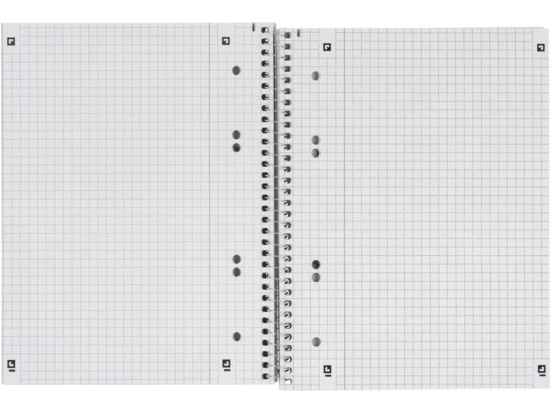 Oxford Notizbuch kariert, A5+, Rot