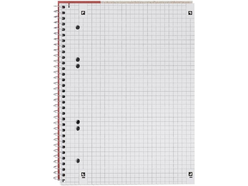 Oxford Notizbuch kariert, A5+, Rot