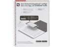 Oxford Notizbuch kariert, A5+, Rot
