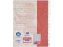 Oxford Notizbuch kariert, A5+, Rot