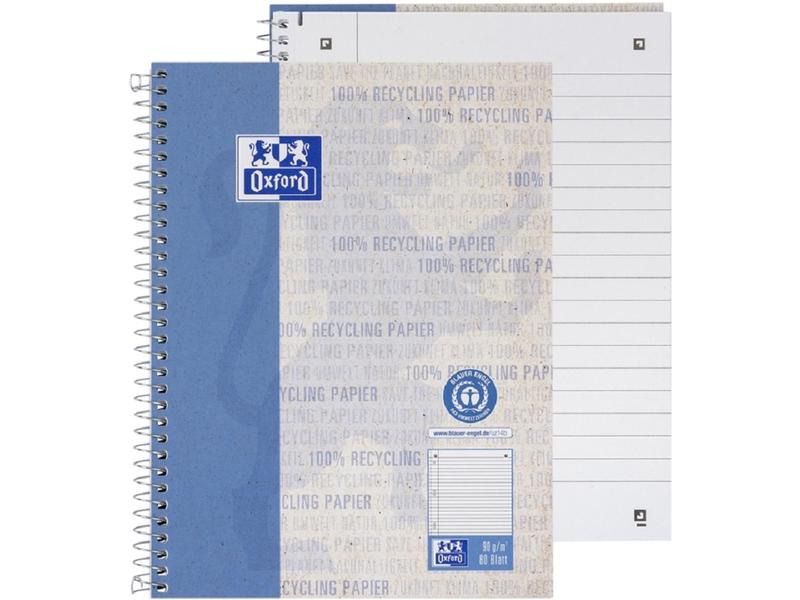 Oxford Notizbuch liniert, A5+, Blau