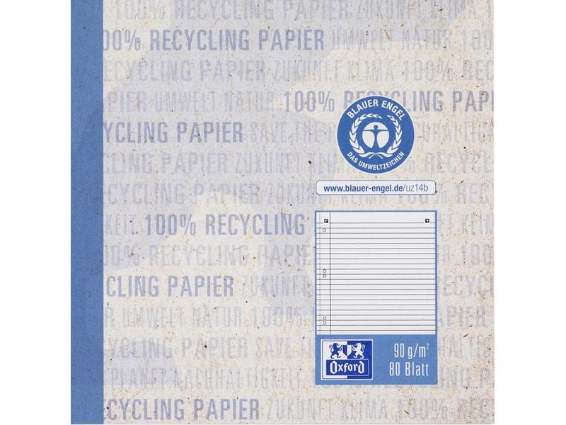 Oxford Notizbuch liniert, A5+, Blau