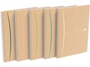 Oxford Notizheft A4, liniert, assortiert