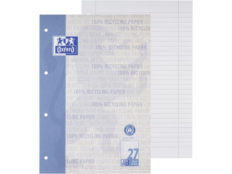 Oxford Schulheft A4, liniert, Blau