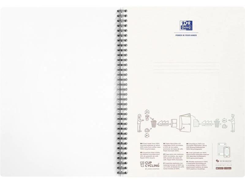 Oxford Schulheft A4, liniert , assortiert