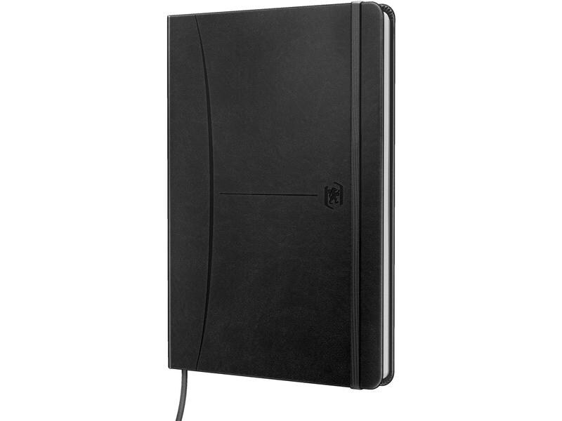 Oxford Notizbuch A5, liniert, Schwarz