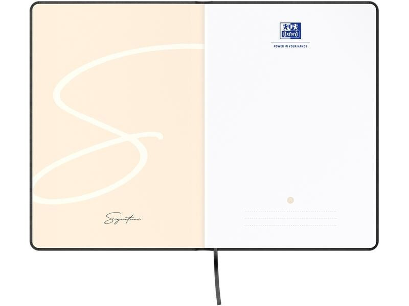 Oxford Notizbuch A5, liniert, Schwarz