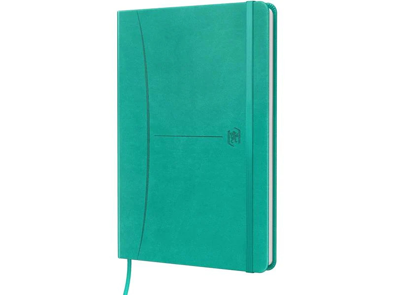 Oxford Notizbuch A5, kariert, Türkis