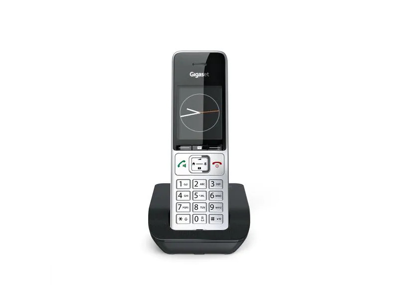 Gigaset Schnurlostelefon Comfort 500 Schwarz/Silber