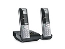 Gigaset Schnurlostelefon Comfort 500A Duo Schwarz/Silber