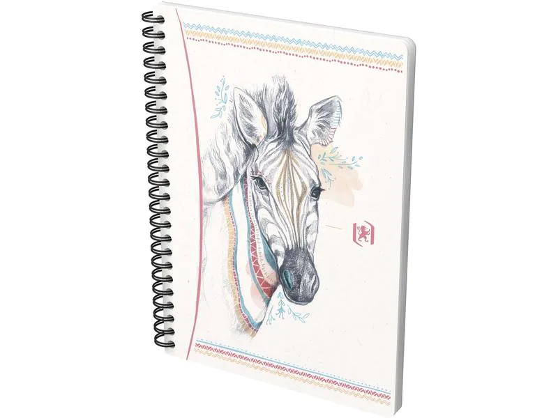 Oxford Schulheft A5, kariert, Boho Spirit assortiert