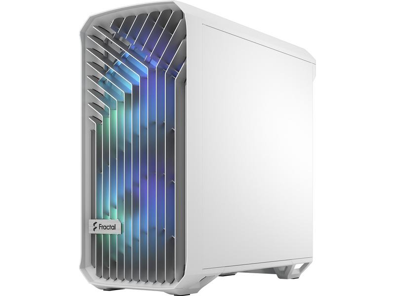 Fractal Design PC-Gehäuse Torrent Compact RGB TG Light Tint Weiss