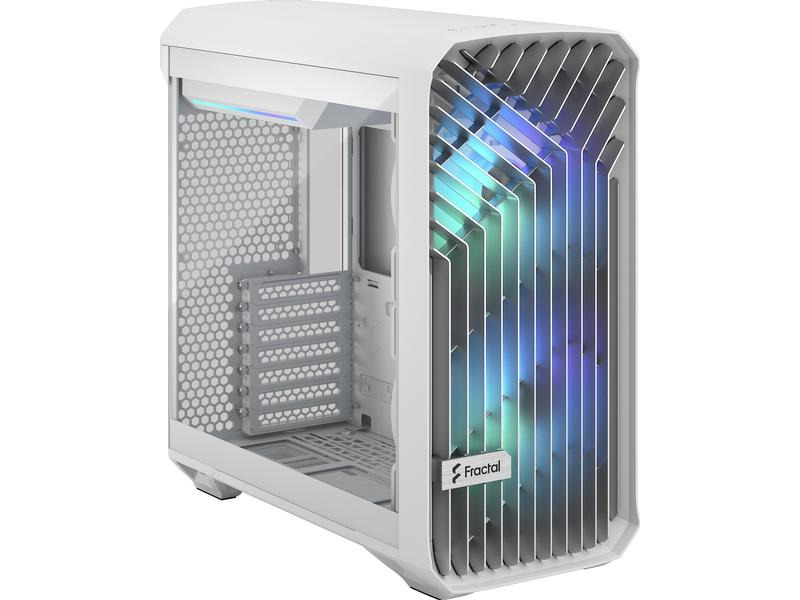 Fractal Design PC-Gehäuse Torrent Compact RGB TG Light Tint Weiss
