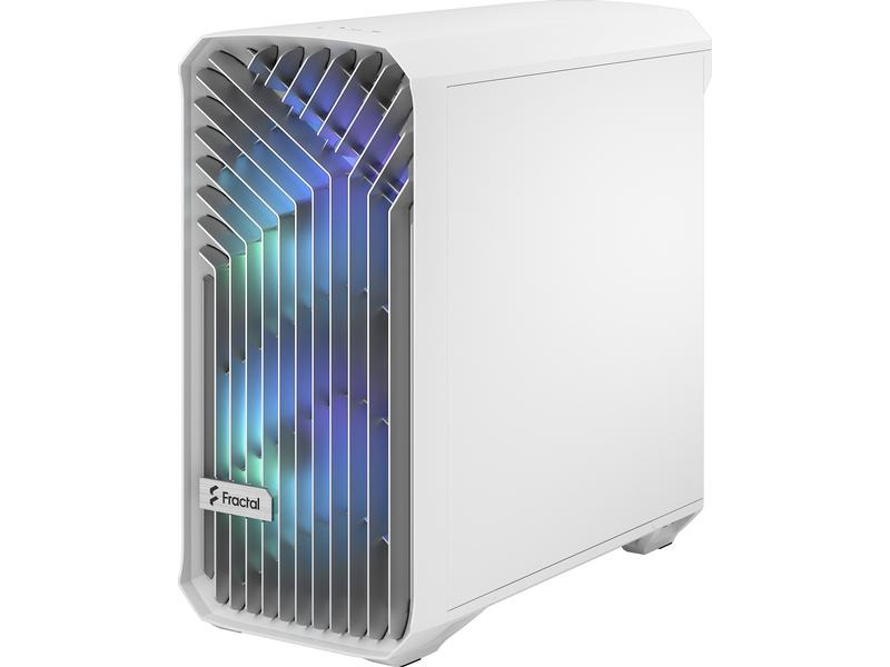 Fractal Design PC-Gehäuse Torrent Compact RGB TG Light Tint Weiss