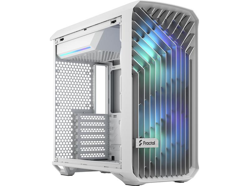 Fractal Design PC-Gehäuse Torrent Compact RGB TG Light Tint Weiss