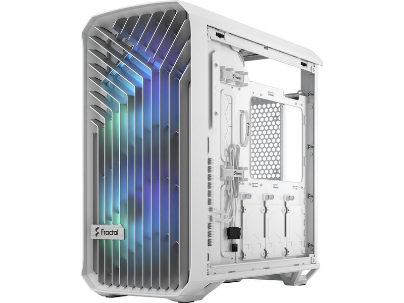 Fractal Design PC-Gehäuse Torrent Compact RGB TG Light Tint Weiss