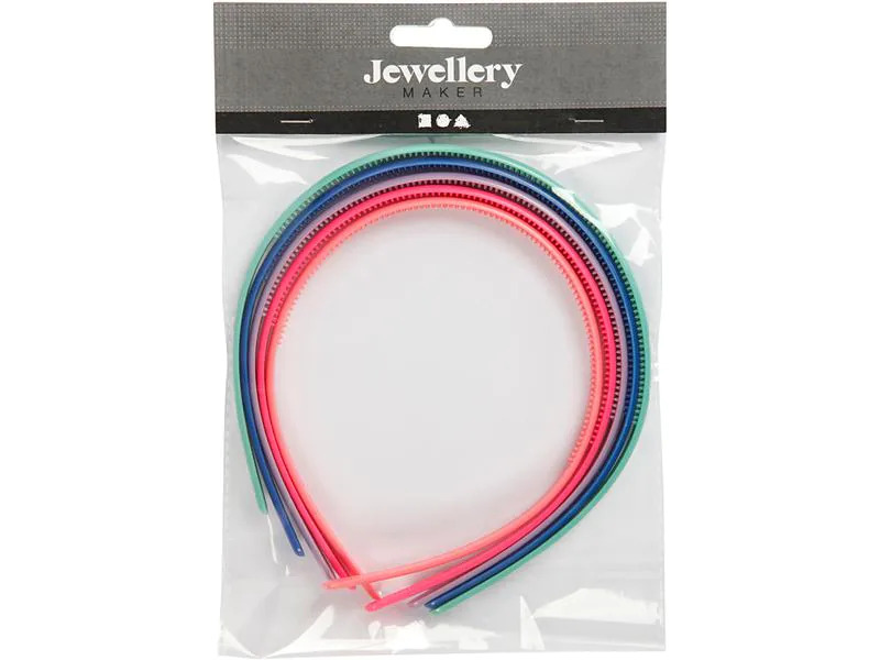 Creativ Company Haarreif 0.8 cm, 5 Stück