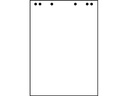 Landré Flipchart Block 68 x 98 cm, blanko, Weiss