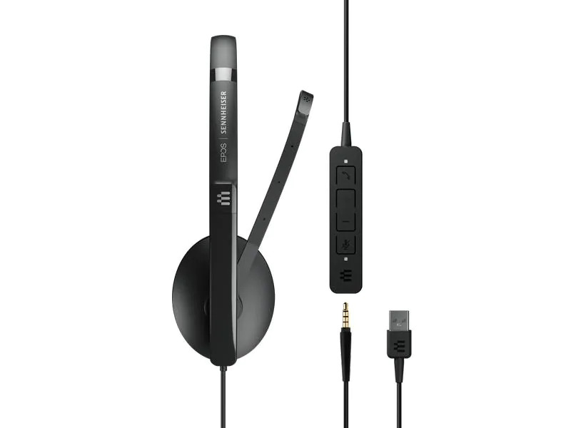 EPOS | SENNHEISER Headset ADAPT 165 II Duo USB-A, 3.5 mm Klinke