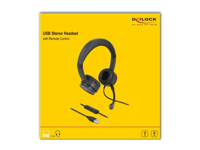 Delock Headset USB Stereo
