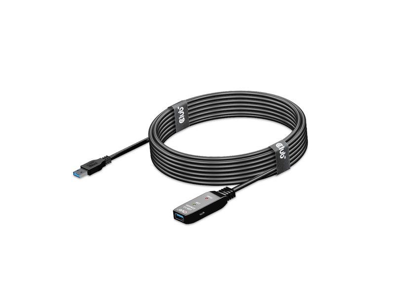 Club 3D USB 3.2 Gen.1-Verlängerungskabel USB-A – USB-A 5 m Schwarz