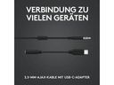 Logitech Headset G333 Gaming Schwarz