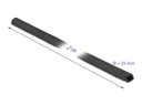 Delock Gewebeschrumpfschlauch 2 m x 25 mm Schwarz
